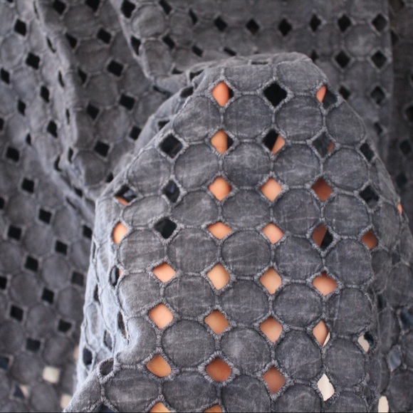 Altar’d State blue distressed shirt - Picture 3 of 3